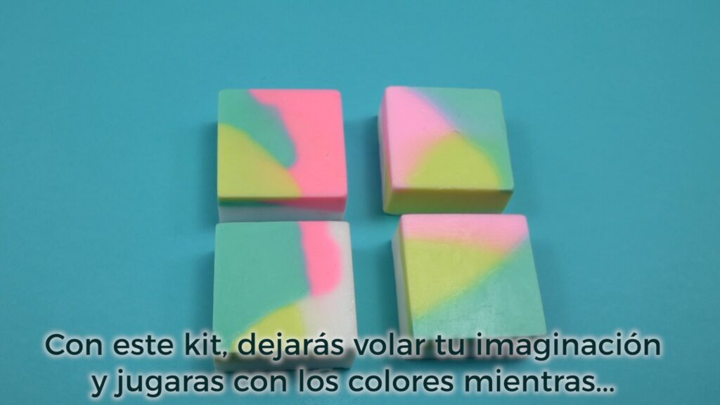 Kit como hacer jabones multicolor para detalles exclusivo de Gran Velada -  Hacer Jabones